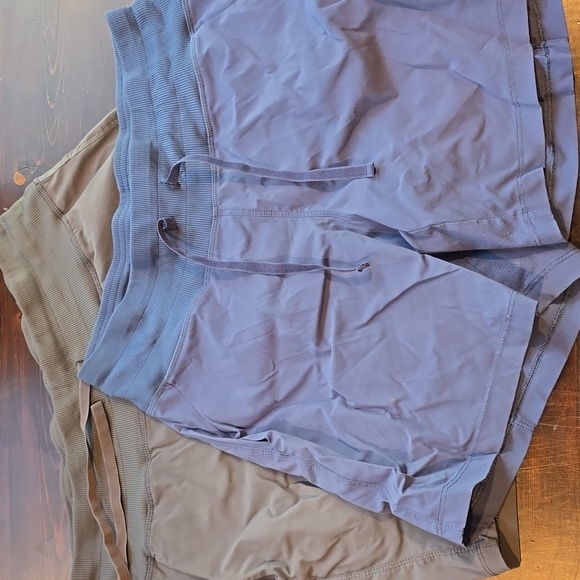 Tuff Athletics Gray and Blue Sports Shorts - Picture 1 of 6